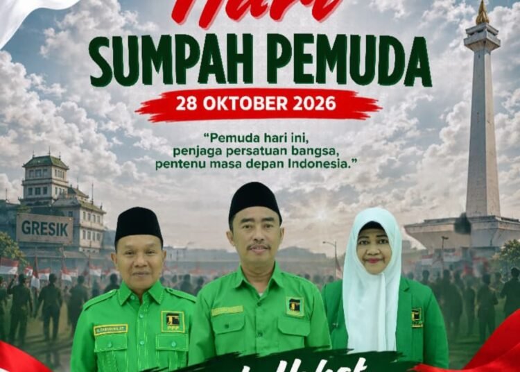 Keluarga Besar DPC PPP Kabupaten Gresik Ucapkan Selamat Hari Sumpah Pemuda 2026