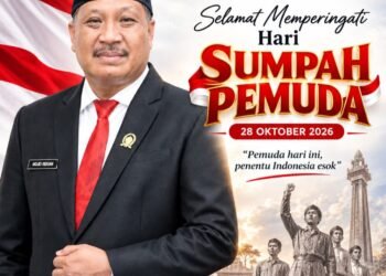 Wakil Ketua DPRD Gresik H Mujid Riduan SH Ucapkan Selamat Memperingati Hari Sumpah Pemuda 2026