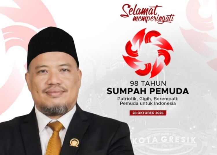 H Yuyun Wahyudi DPRD Gresik Ucapkan Selamat Memperingati 98 Tahun Sumpah Pemuda