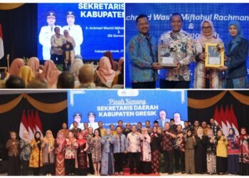 Pisah Kenang Penuh Haru !! Bupati dan Wabup Gresik Apresiasi Dedikasi, Loyalitas dan Kerja Nyata Sekda Achmad Washil