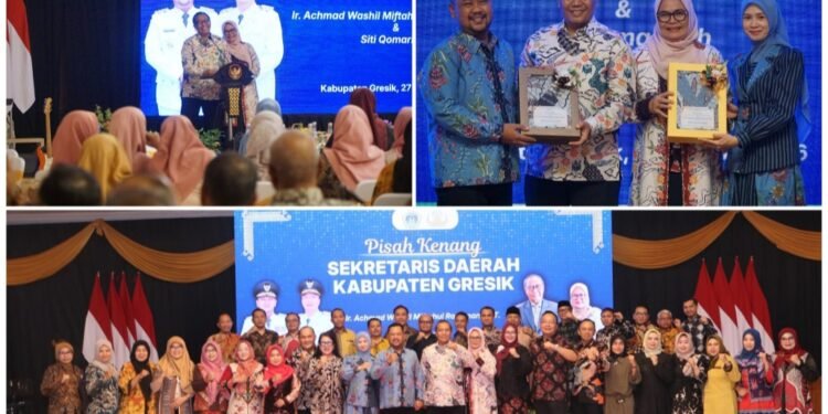 Pisah Kenang Penuh Haru !! Bupati dan Wabup Gresik Apresiasi Dedikasi, Loyalitas dan Kerja Nyata Sekda Achmad Washil