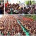 Ratusan Siswa UPT SMP Negeri 2 Gresik Riang Gembira Sarapan Bergizi Bersama dari MBG