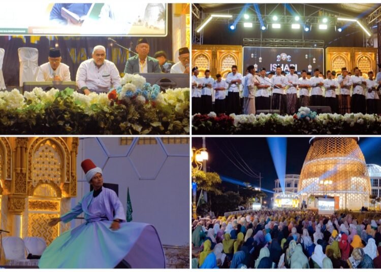 Meriah !! Ribuan Warga Padati Puncak Hari Santri 2026 MWCNU Balongpanggang di Islamic Center Masjid KH Robbach Ma’sum