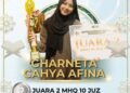 Garnetha Cahya Afina, Siswi MAN 1 Gresik Raih Juara 2 MHQ 10 Juz Tingkat Nasional